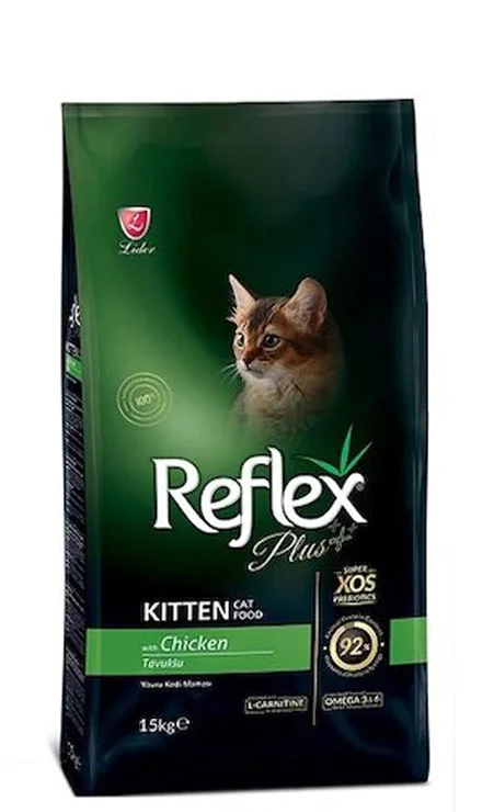 6010435 Toyuq dadlı Reflex Plus Kitten balaları üçün quru yem (toplu) - Şəkil 1