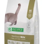 Nature's Protection Sterilised сухой корм для стерилизованных кошек и кастрированных котов со вкусом домашней птицы (целый мешок 7 кг)