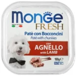 Monge Təzə, Quzu Paştetində Köpəklər üçün, Super Premium Keyfiyyətli, 100 qr