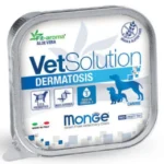 Monge Vet Soulution Dermatosis yaş yemək üçün böyüklər üçün itlər üçün allergiyalar 150 gr