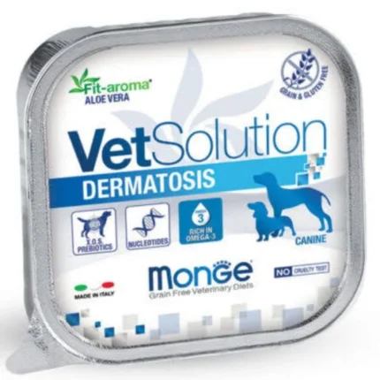 Monge Vet Soulution Dermatosis влажный корм для взрослых собак при аллергиях 150 гр