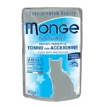 Monge Natural Adult Tonno con Acciughine влажный корм для кошек с тунцом в желе, супер премиум качества 80 гр