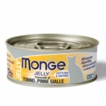 Monge Jelly Tonno del Pacifico желтоперый тунец в желе, для кошек, супер премиум качества 80 гр