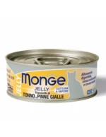 Monge Jelly Tonno del Pacifico желтоперый тунец в желе, для кошек, супер премиум качества 80 гр