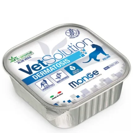 Monge Vet Soulution Dermatosis паштет для кошек при аллергиях и дерматитах 100 гр