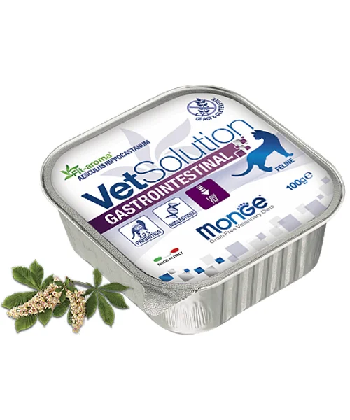 6010758 Monge Vet Soulution Gastrointestinal паштет для кошек при нарушении пищеварения 100 гр — изображение 1