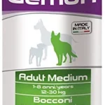 Gemon Adult Medium Lamb & Rise полнорационный корм с кусочками ягненка с рисом, для взрослых собак средних пород, высокого премиального класса 1250 гр