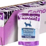 Gemon Sterilized полнорационный корм для стерилизованных кошек и кастрированных котов, с кусочками тунца и рыбой дори, высокого премиального качества 100 гр