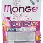 Monge Sterilized Best for Breeders Chicken полноценный сухой корм для стерилизованных кошек и кастрированных котов, курица, супер премиум качества (целый мешок 10 кг)