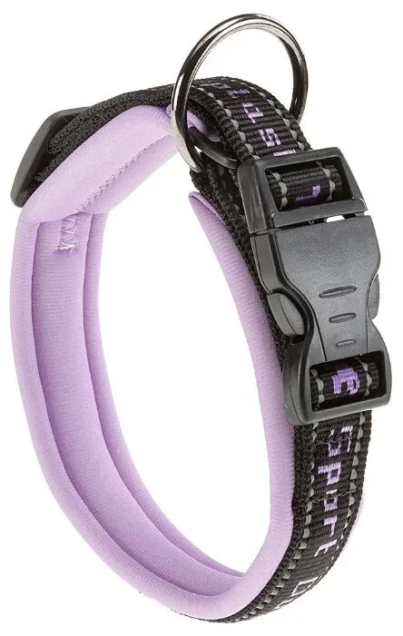 6010908 Ferplast Sport Dog C25/45 Violet ошейник для собак 25 х 45 см, фиолетовый — изображение 1