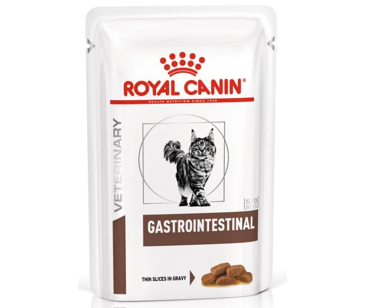 6010955 Royal Canin Gastro Intestinal влажный корм для кошек при лечении желудочно-кишечного тракта в соусе, 85 г — изображение 1