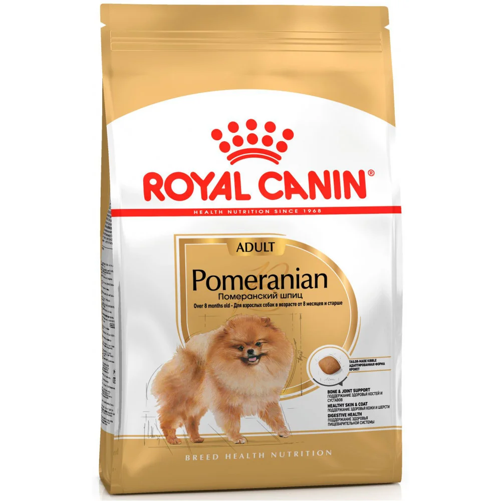 6010957 Royal Canin Pomeranian Adult сухой корм для взрослых собак породы шпиц 500 г — изображение 1