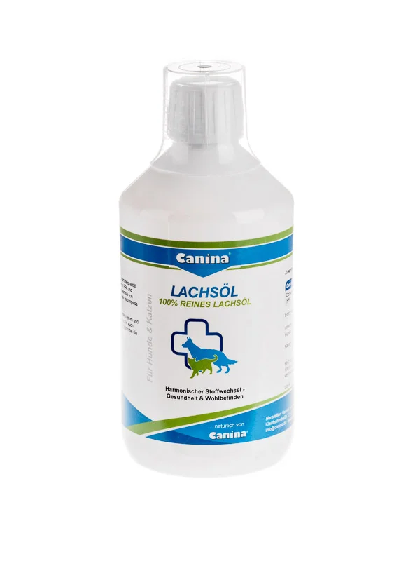 6020011 Canina Lachsöl лососевое масло для кошек и собак, 250 мл — изображение 1