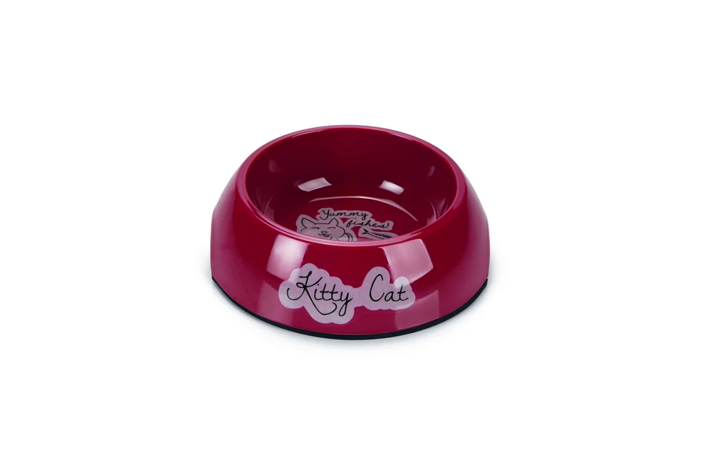 6020080 Beeztees Melamine bowl Kitty Cat melamin kasa, Ø 14×4,5 sm - Image 1