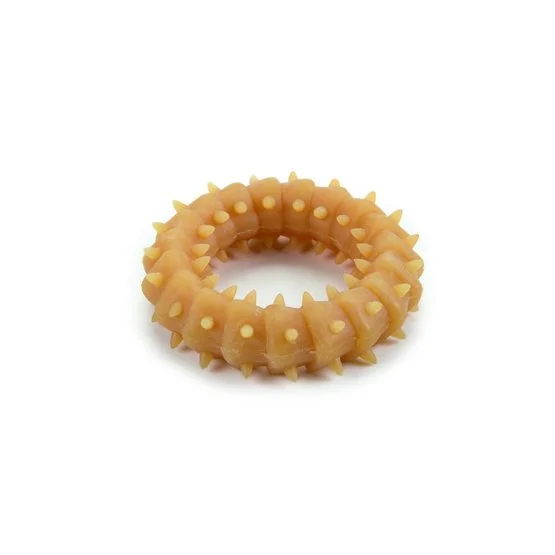 6020145 Beeztees Rubber puppy toy ring naturel резиновая игрушка-кольцо для собак, Ø8×2 см — изображение 1