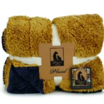 Designed by Lotte Plush plaid Wush коврик для кошек и собак, 150×125 см