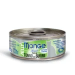 Monge Jelly Tuna Fillets with Surimi Jele fileto tuna balığı ilə surimi, pişiklər üçün , super premium keyfiyyətli 80 qr