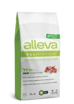 Alleva Equilibrium Sensitive Lamb & Ocean Fish, orta və böyük cinsli yetkin itlər üçün tam quru yemdir, quzu və okean balıqları (toplu) ilə birlikdə
