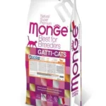 Monge Monoprotein Sterilized Best for Breeders Duck полнорационный сухой корм для стерилизованных кошек и кастрированных котов c уткой, супер премиум качества (целый мешок 10 кг)