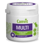 Canvit Multi витамины для укрепления иммунитета, улучшения памяти и работы сердечно-сосудистой системы для кошек, 100 г