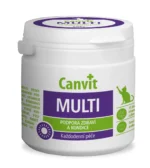 Canvit Multi витамины для укрепления иммунитета, улучшения памяти и работы сердечно-сосудистой системы для кошек, 100 г