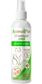 Pişik balaları və pişiklər üçün gənə, birə və bitlərə qarşı Animal Play spreyi, 200 ml