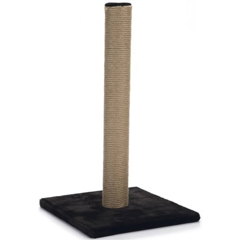 6020669 Beeztees Scratching post Lesley pişiklər üçün qaşınan dirək , qara, 35×35×60 sm - Şəkil 1