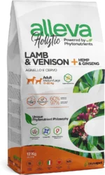 Alleva Holistic Adult Lamb & Venision Medium/Maxi корм для взрослых собак средних и крупных пород с ягненком, олениной, коноплей и женьшенем (на развес)