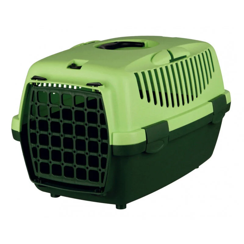 6020742 Trixie переноска для кошек и собак мелких пород, зелено-салатовая, 32×31×48 см — изображение 1