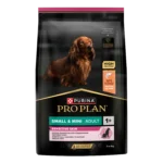 Pro Plan Small & Mini, yüksək miqdarda qızılbalıq tərkibli, həssas dərili kiçik və cırtdan cinsli yetkin itlər üçün quru yem.