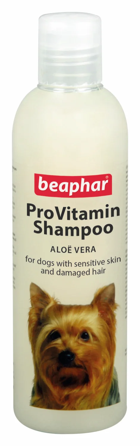 6020826-2 Beaphar ProVitamin Shampoo провитаминный шампунь для мягкого ухода за собаками с чувствительной кожей и тусклой, ломкой, поврежденной шерстью с экстрактом алоэ вера, 250 мл — изображение 1