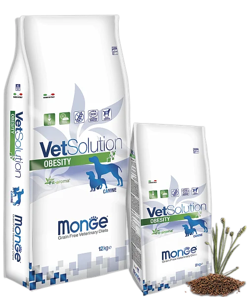 6020850 Monge VetSolution Dog Obesity полнорационный сухой диетический корм из курицы для собак для снижения избыточной массы тела 2, кг — изображение 1