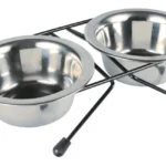 Trixie металлическая двойная миска на подставке для собак, 2 х 2,8 л