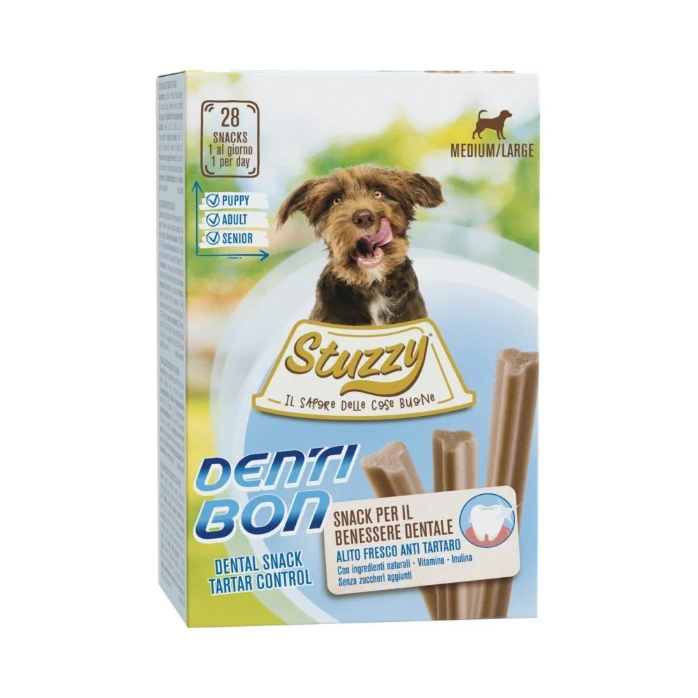 6020976 Stuzzy Friends Dental Care лакомство для взрослых собак средних и крупных пород, для чистки зубов 13 см, 180 г — изображение 1