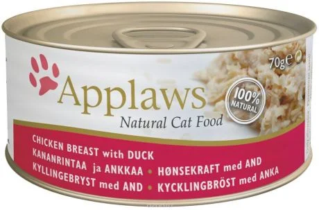 6021050-1 Applaws Chicken With Duck консервы для кошек, куриная грудка с уткой, 70 г — изображение 1