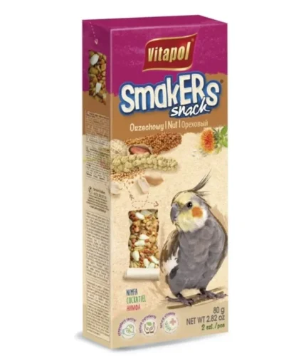 Vitapol Smakers с орехами для кореллы, 2 шт., 90 г