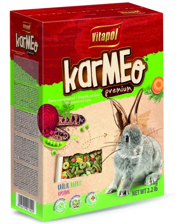 6021134 Vitapol Полнорационный корм для кроликов, 1 кг — изображение 1