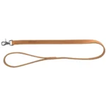 Trixie поводок кожаный для собак, размер M-L 1 м / 20 мм, коричневый