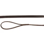 Trixie поводок кожаный, размер M-L 1 m/20 mm, темно-коричневый