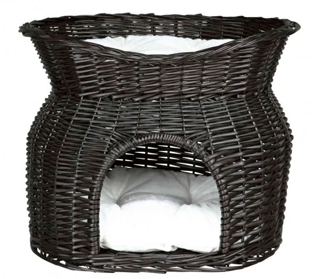 6021162 Trixie лежак-домик плетеный двухэтажный 54×43×37 см — изображение 1