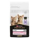 Pro Plan Delicate Kitten сухой корм для котят с чувствительным пищеварением или с особыми предпочтениями в еде с индейкой 1.5 кг