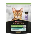 Pro Plan Sterilised cухой корм для стерилизованных кошек и кастрированных котов с индейкой 400 г