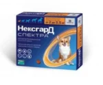 2 ilə 3,5 kq arasında çəkidə olan itlər üçün Nexgard Spectra çeynənən tablet, 1 ədəd.