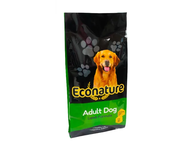 6021605 Econature полноценный сухой корм для взрослых собак всех пород с ягненком, (на развес) — изображение 1