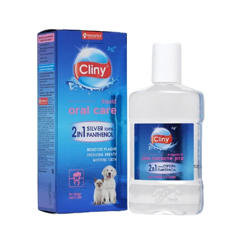 6021642 Cliny жидкость для полости рта кошек и собак, 300 мл — изображение 1