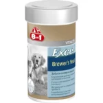 8in1 Excel Brewers Yeast пивные дрожжи для кошек и собак, 140 табл.