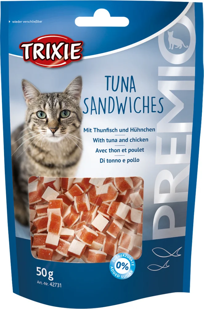 6021693 Trixie Premio Tuna Sendviçləri: Pişiklər üçün 50 q tuna şirniyyatı - Image 1