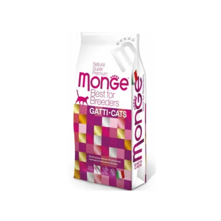 Monge Sterilized Best for Breeders Trout полноценный сухой корм для стерилизованных кошек и кастрированных котов, форель, супер премиум качества (целый мешок 10 кг)