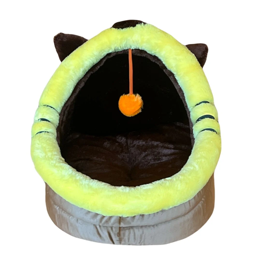 6021836 Лежанка для кошек и собак с мехом 55×45×40 см — изображение 1