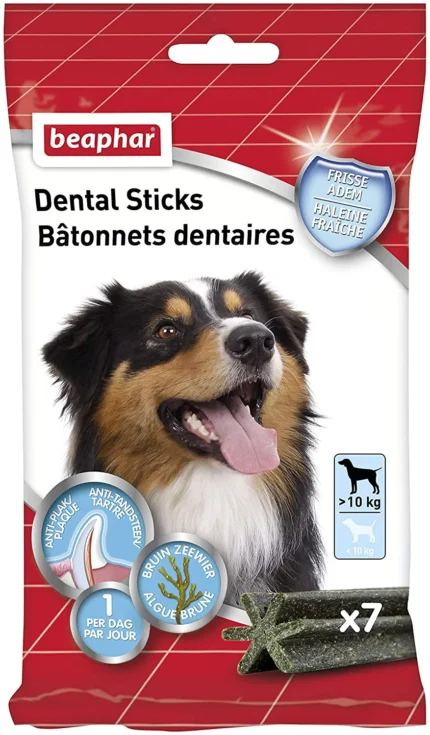 Beaphar Dental Sticks Large cтоматологические палочки для больших собак, 7 шт.